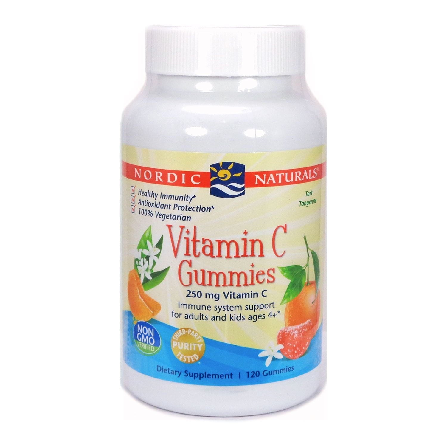 Bonbons à la vitamine C 120 gelées NORDIC NATURALS