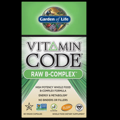 Vitamine code raw B COMPLEX 60 gélules JARDIN DE VIE