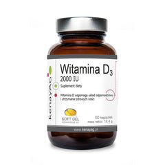 Vitamine D3 2000 UI 60 gélules KENAY