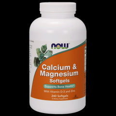 Calcium Magnésium Vitamine D3 240 gélules NOW FOODS