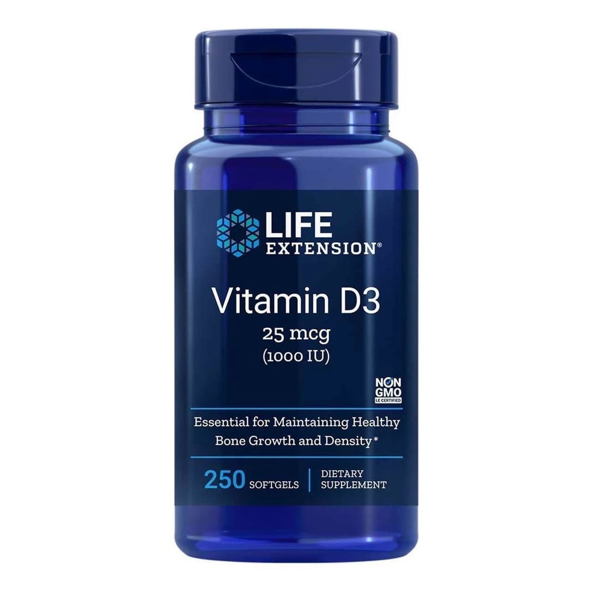 Vitamine D3 1000 UI 250 gélules PROLONGATION DE VIE