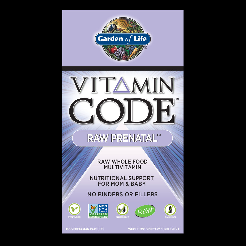 Vitamin code raw prenatal 180 gélules JARDIN DE LA VIE