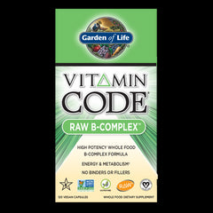 Vitamine code brute COMPLEXE B 120 gélules JARDIN DE VIE