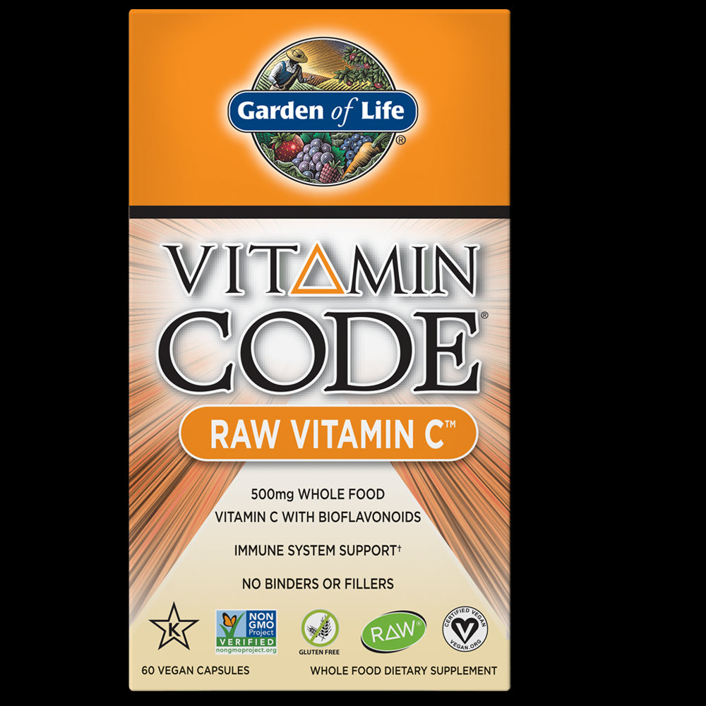 Vitamin code raw Vitamine C 60 gélules JARDIN DE LA VIE