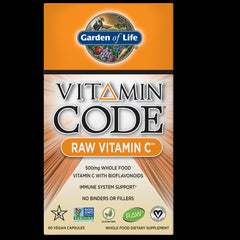 Vitamin code raw Vitamine C 60 gélules JARDIN DE LA VIE