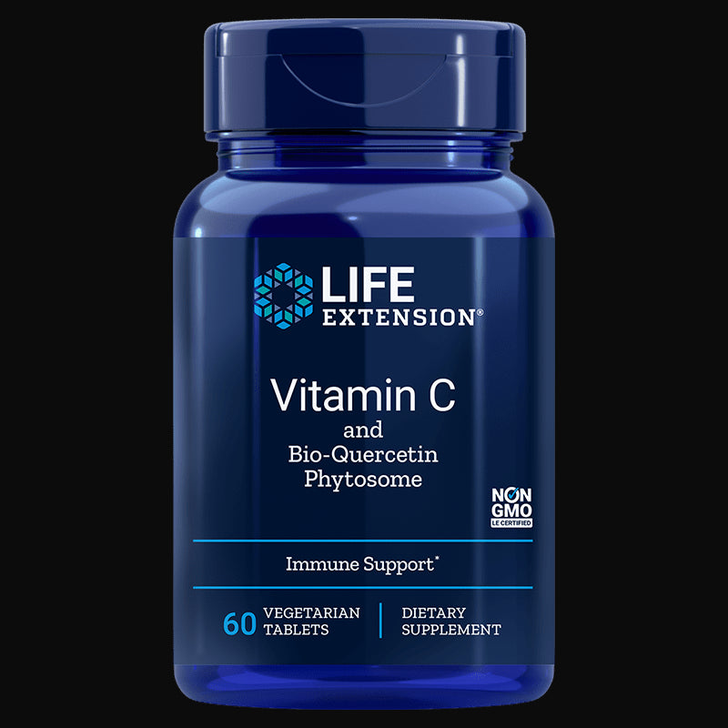 Vitamine C et bioquercétine phytosome 60 comprimés PROLONGATION DE VIE