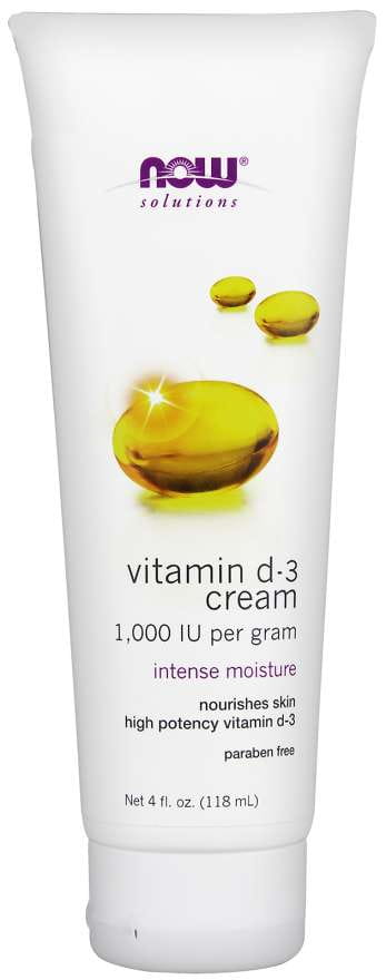 Vitamine D3 1000 ui crème 118 ml NOW FOODS