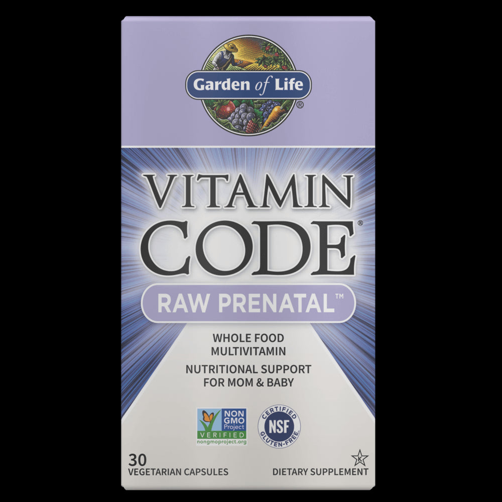 Vitamin code raw prenatal 30 gélules JARDIN DE LA VIE