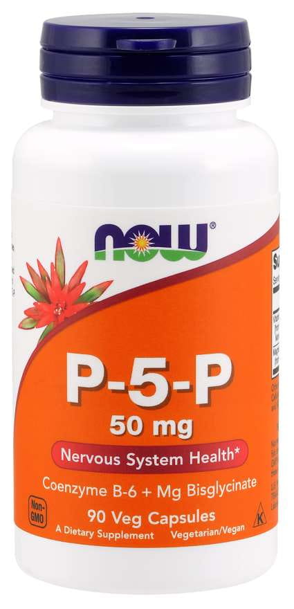 50 MG vitamine B6 90 gélules NOW FOODS