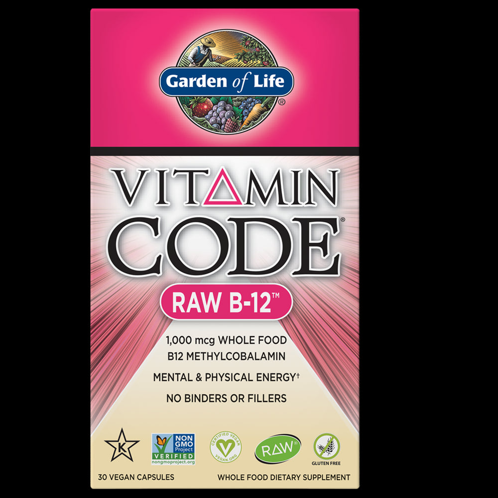 Vitamine code raw B12 30 gélules JARDIN DE VIE