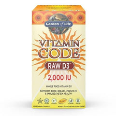 Vitamine code raw D3 120 gélules JARDIN DE VIE