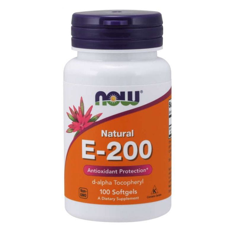 Vitamine E 200 ui 100 gélules NOW FOODS