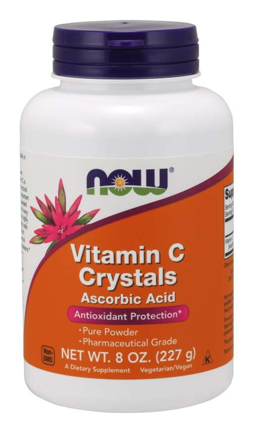 Cristaux de vitamine C Vitamine C 227 g NOW FOODS