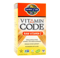 Vitamin code raw Vitamine C 120 gélules JARDIN DE LA VIE