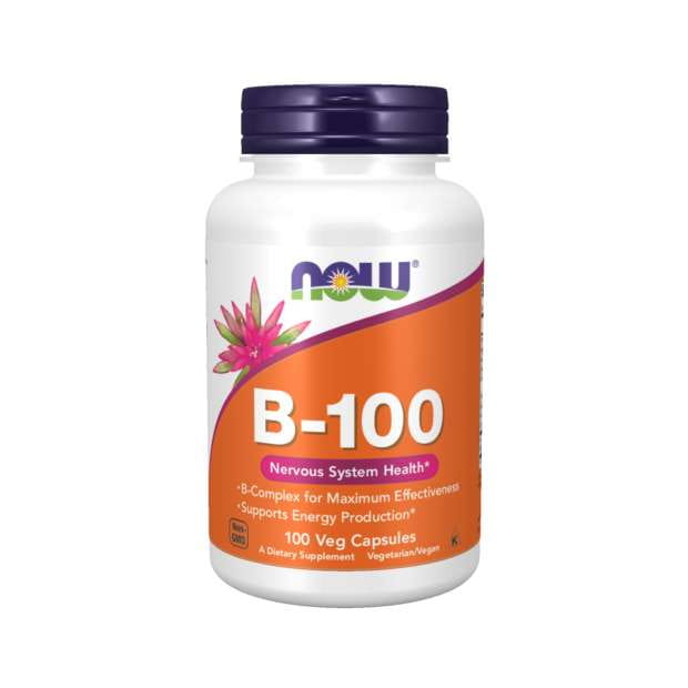 Vitamine B100 complexe de vitamine b 100 gélules NOW FOODS