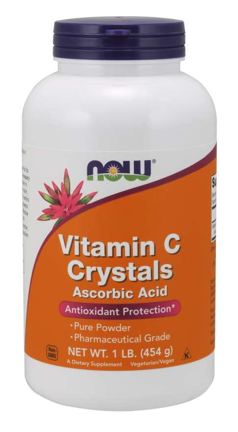 Cristaux de vitamine C Vitamine C 454 g NOW FOODS