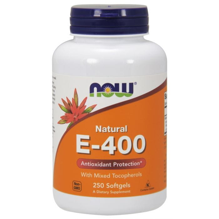 Vitamine E 400 ui 250 gélules de NOW FOODS