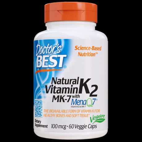 Vitamine K2 MK7 100 mcg 60 gélules DOCTOR'S BEST