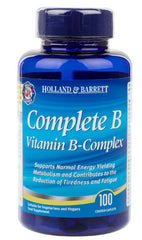 Vitamine B complète COMPLEXE 100 comprimés HOLLAND & BARRETT