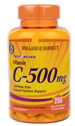 Vitamine C 500 MG 250 comprimés HOLLAND & BARRETT