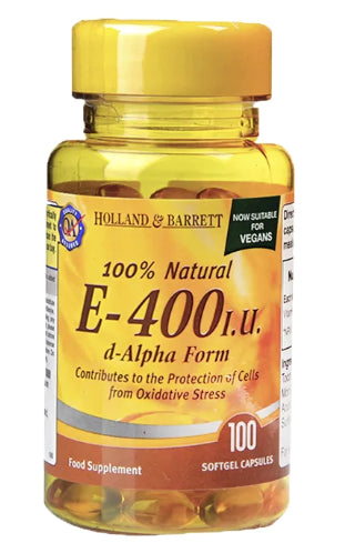 Vitamine E 100 gélules HOLLAND & BARRETT