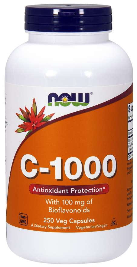 C1000 Vitamine C et bioflavonoïdes d'agrumes 250 gélules NOW FOODS