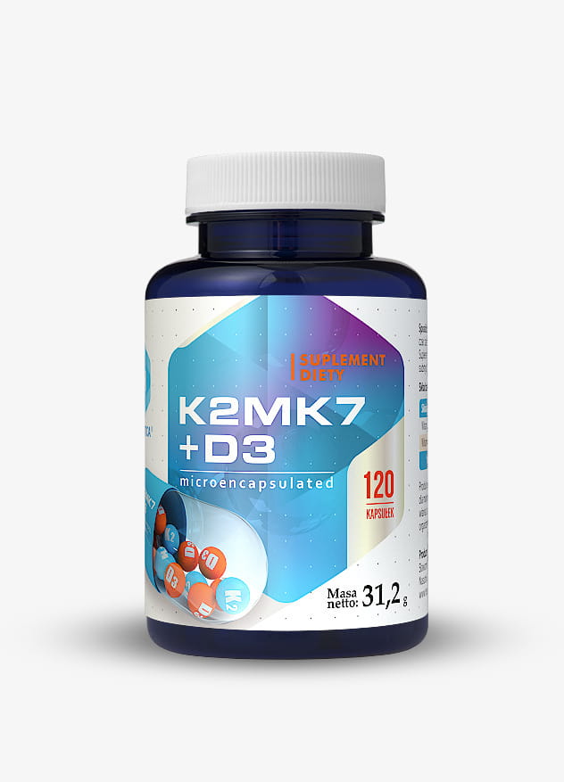 Vitamine K2 MK7 et D3 120 gélules HEPATICA