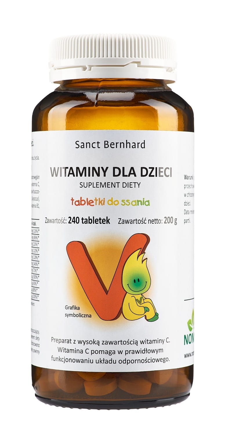 Kindervitamine 240 comprimés KRAUTERHAUS SANCT BERNHARD