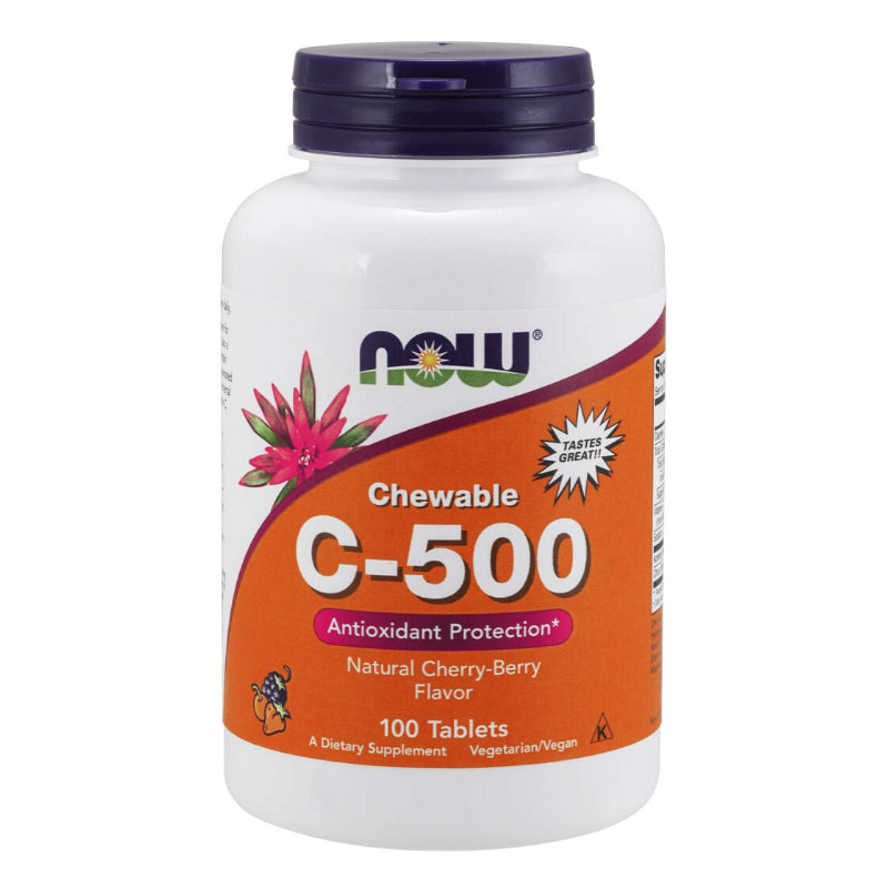 Vitamine C 500 MG 100 comprimés NOW FOODS