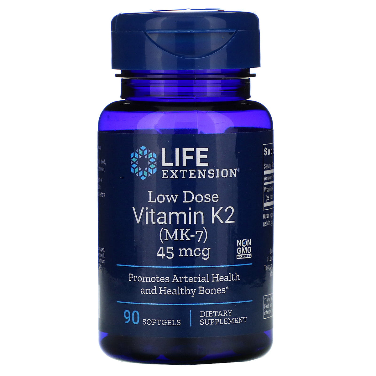 Vitamine K2 MK7 90 gélules PROLONGATION DE VIE