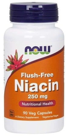 Vitamine B3 niacine niacine flushfree 90 gélules NOW FOODS