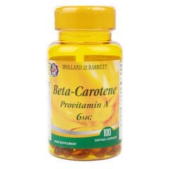 Bêta carotène provitamine A 100 gélules HOLLAND & BARRETT