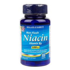 Vitamine B3 niacine niacine nonflush 100 comprimés HOLLAND & BARRETT