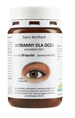 Vitamines pour les yeux 90 gélules KRAUTERHAUS SANCT BERNHARD