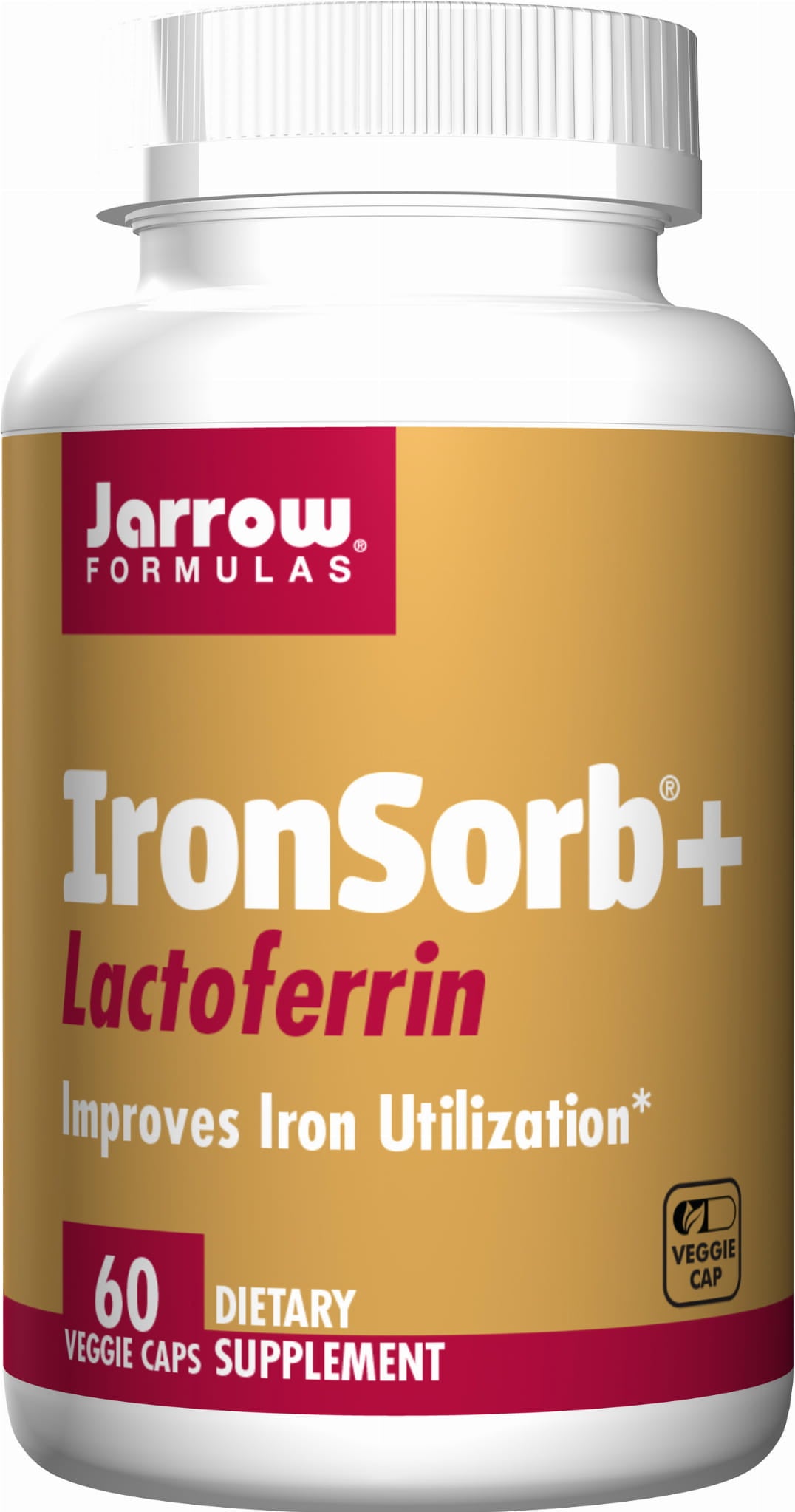 Ironsorb et lactoferrine fer 18 MG et lactoferrine 200 MG 60 gélules FORMULES JARROW