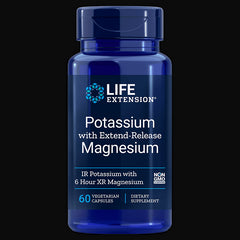 Potassium avec magnésium extendrelease 60 gélules EXTENSION DE VIE