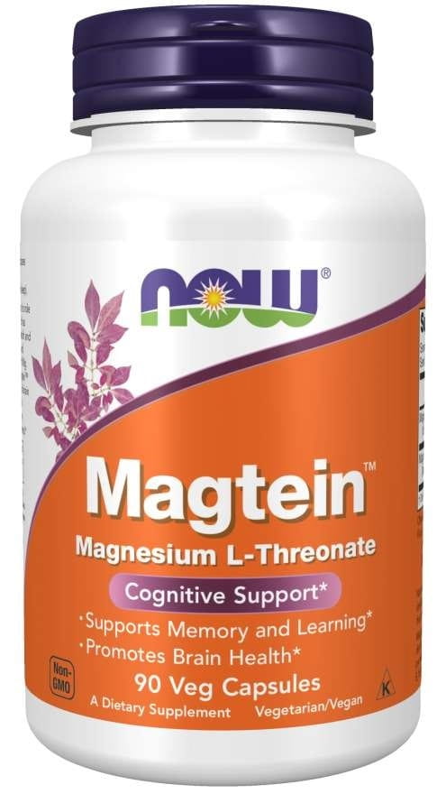 Magtein Ltréonate de Magnésium 90 gélules NOW FOODS