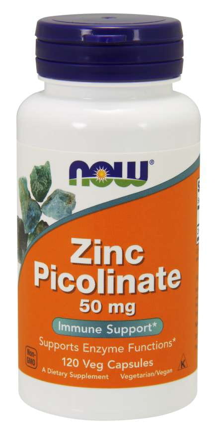 Picolinate de zinc picolinate de zinc 50 MG 120 gélules NOW FOODS