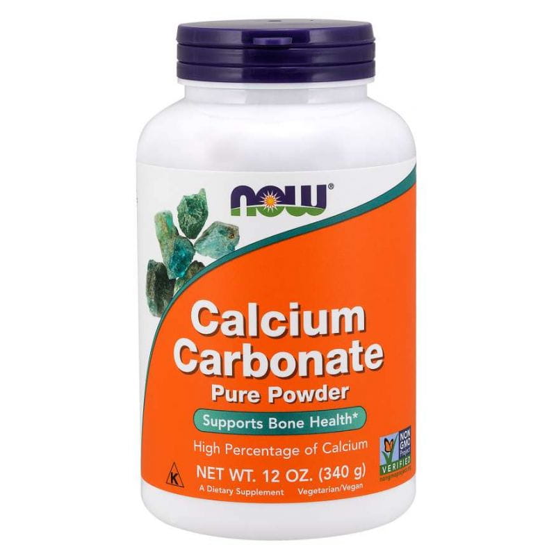 Carbonate de calcium carbonate de calcium 340 g NOW FOODS