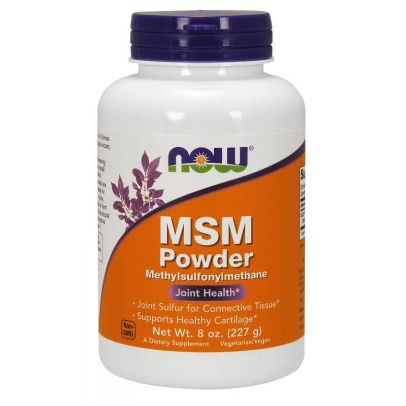 Soufre MSM Méthylsulfonylméthane 227 g NOW FOODS