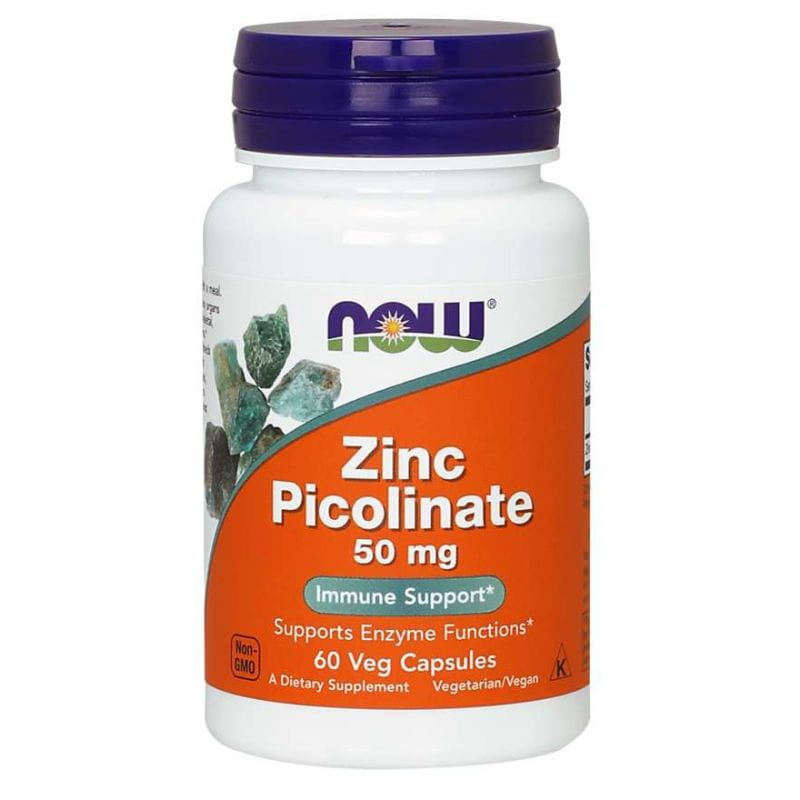 Picolinate de zinc picolinate de zinc 50 MG 60 gélules NOW FOODS