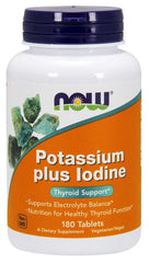 Potassium plus iode potassium et iode 180 comprimés NOW FOODS