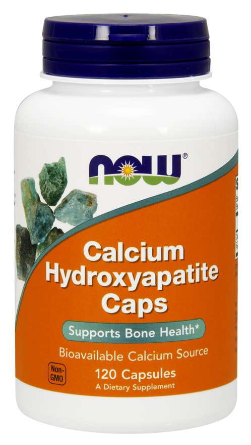 Capsules d'hydroxyapatite de calcium hydroxyapatite de calcium 120 gélules NOW FOODS