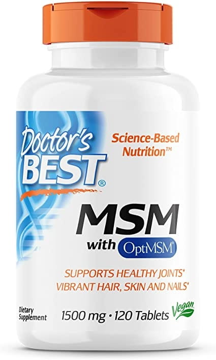 MSM optiMSM 120 DOCTOR'S BEST comprimés