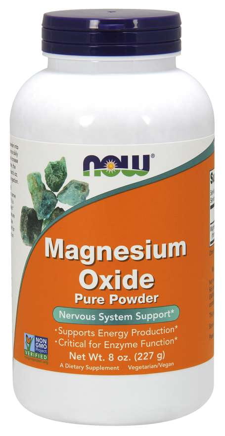 Oxyde de magnésium magnésium 227 g NOW FOODS