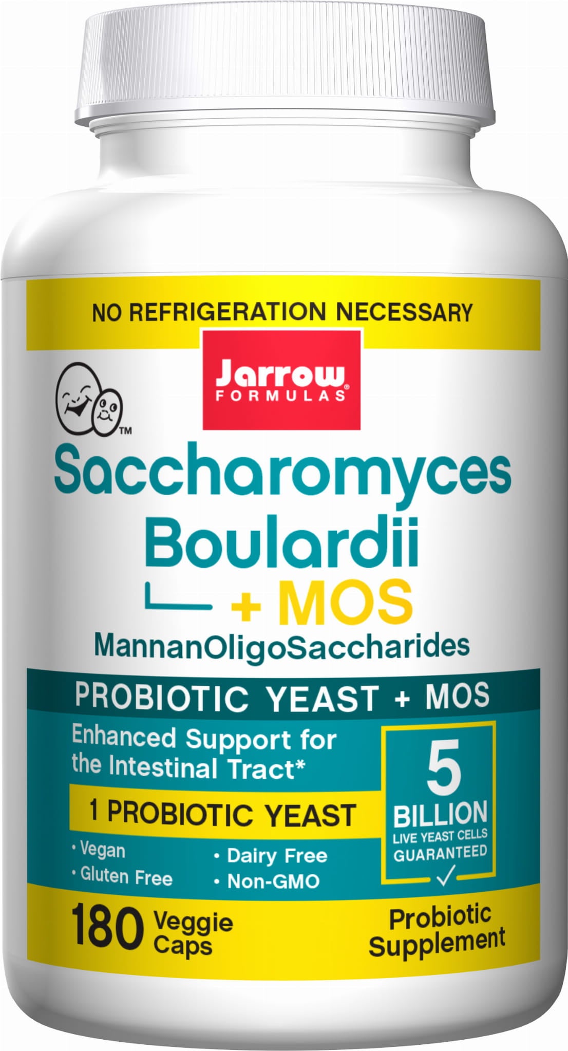 Saccharomyces boulardii et mos 180 gélules FORMULES JARROW