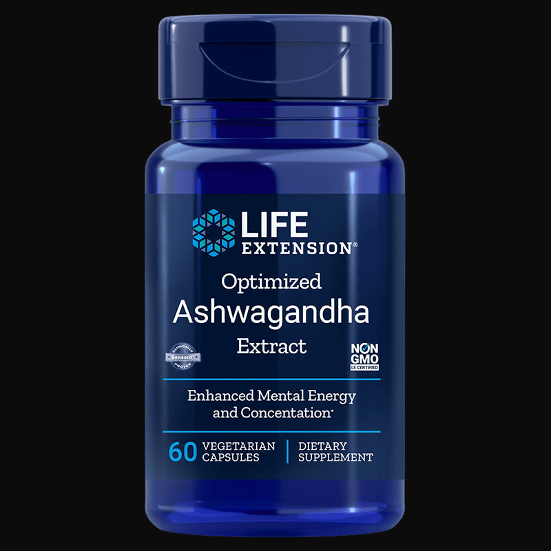 Extrait optimisé d'Ashwagandha 60 gélules PROLONGATION DE VIE