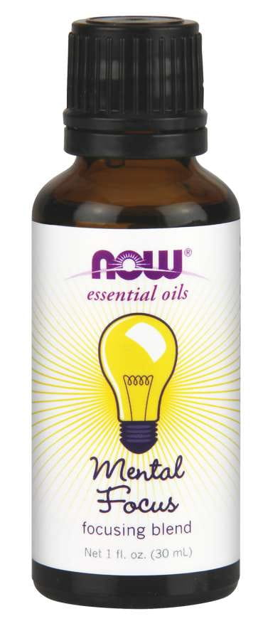 Huile de concentration mentale 30 ml NOW FOODS