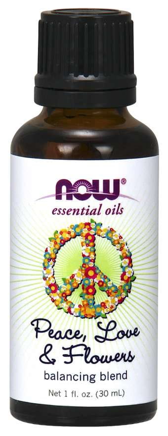 Mélange d'huiles d'amour et de fleurs de paix 30 ml NOW FOODS