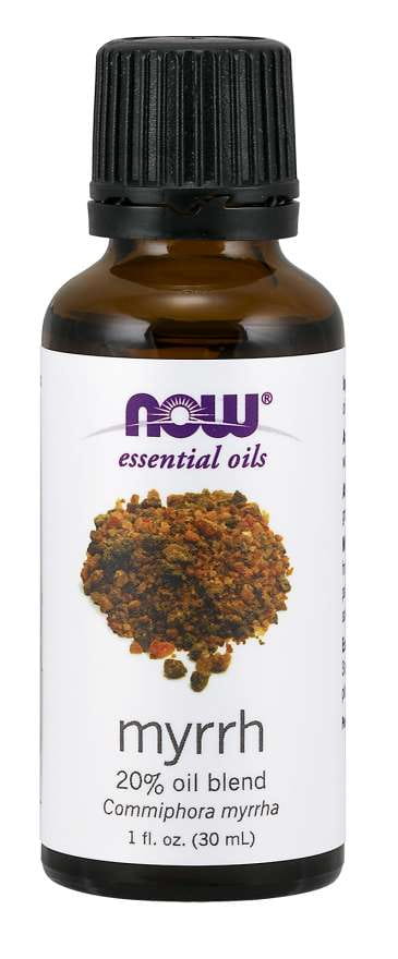 Mélange d'huile de myrrhe 30 ml NOW FOODS